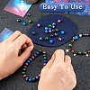 5 Bags 5 Colors Opaque Sparkling Star Resin Beads RESI-TA0001-86-13