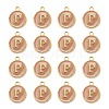 Golden Plated Alloy Enamel Charms X-ENAM-S118-06P-2