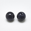 Synthetic Blue Goldstone Beads G-T122-25C-05-2