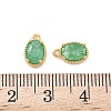 Brass Crushed Ice Cut Cubic Zirconia Pendants KK-D024-24D-G-3