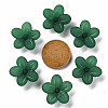 Frosted Acrylic Bead Caps MACR-S371-08A-735-3
