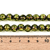 Handmade Foil Glass Beads Strands FOIL-N029-05D-4