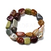 Natural Alashan Agate Beads Strands X-G-B161-B08-3