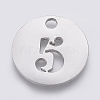 Non-Tarnish 304 Stainless Steel Pendants X-STAS-F233-05-P-1