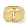 Rack Plating Brass Cuff Finger Rings for Women RJEW-C114-13B-G-2