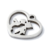 Non-Tarnish 304 Stainless Steel Charms STAS-C097-38B-P-2