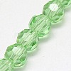 Glass Beads Strands EGLA-J042-8mm-01-3