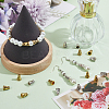 SUNNYCLUE 100Pcs 2 Colors Alloy Bead Cones FIND-SC0007-10-4