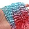 Transparent Painted Glass Beads Strands DGLA-A034-T3mm-A11-2