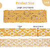 2M Floral Embroidery Iron on/Sew on Polyester Ribbon Patches OCOR-FG0001-75C-2