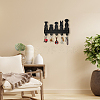 Wood & Iron Wall Mounted Hangers HJEW-WH0055-037-7