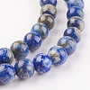Natural Lapis Lazuli Beads Strands X-G-G099-8mm-7A-3