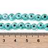 Handmade Evil Eye Lampwork Beads Strands LAMP-G164-10A-01-4