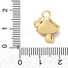 Brass Micro Pave Clear Cubic Zirconia Enamel Pendants KK-I276-26G-02-3