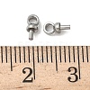 304 Stainless Steel Cup Pearl Peg Bails Pin Pendants STAS-L300-004A-P-3