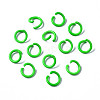 Spray Painted Iron Open Jump Rings IFIN-T017-04A-15-1