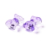 Transparent Spray Painted Glass Beads LS-GLAA-I050-11B-2