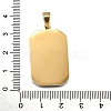 Tarot 304 Stainless Steel Enamel Pendants STAS-M119-09G-G-2