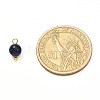 Natural Mixed Gemstone Charms X-PALLOY-JF00992-01-2