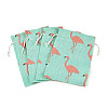 Polycotton(Polyester Cotton) Packing Pouches Drawstring Bags ABAG-T007-02E-2