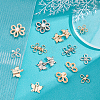 24 Sets 6 Style Alloy Snap Lock Clasps FIND-PH0005-36-7