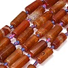 Natural Dragon Veins Agate Beads Strands GG-CBAD37B-01-2