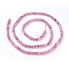 Natural Pink Tourmaline Beads Strands X-G-F619-20A-3mm-2