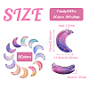 108Pcs 6 Colors Transparent Glass Charms GLAA-BT0001-04-3