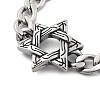 304 Stainless Steel Curb Chains Bancelets BJEW-C082-03A-AS-2