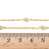 3.5MM Round Ball Brass Oval Link Chain Necklaces for Women LS-NJEW-K271-18G-5