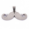 201 Stainless Steel Enamel Pendants STAS-S110-075B-2