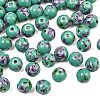 Printed Handmade Porcelain Beads PORC-R134-04-1