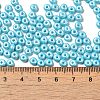 Baking Paint Luster Glass Seed Beads SEED-B001-04A-03-4