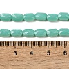 Opaque Glass Beads Strands GLAA-Z018-D21-4