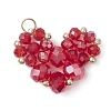 Glass Pendantns PALLOY-MZ01145-01-1