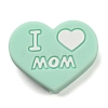 Father's Day Silicone Focal Beads FIND-PW0005-12G-2