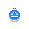 Alloy Enamel Pendants X-ENAM-S124-01A-02K-2