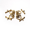 Tibetan Style Toggle Clasps LS-X-GLF0026Y-3