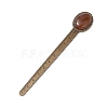 Tibetan Style Alloy Bookmark Rulers AJEW-JK00262-03-1