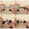 Alloy Snap Lock Clasps FIND-CA0008-42A-B-3