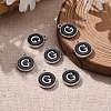 Platinum Plated Alloy Charms X-ENAM-S118-02G-P-5