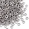 Tarnish Resistant 304 Stainless Steel Open Jump Rings X-STAS-Q186-02-4x1mm-2