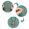 SUNNYCLUE Round Wire Pendant Necklaces DIY Making Kit DIY-SC0017-53-4