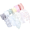 1 Roll Fishtail Yarn Iridescent Ribbon for Bowknot Making OCOR-YW0001-14A-3
