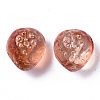 Transparent Spray Painted Glass Beads LS-GLAA-R215-01-B06-2
