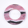 Rubberized Style Acrylic Pendants OACR-T011-156-2
