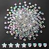 30OPcs 2 Style Eco-Friendly Transparent Acrylic Beads TACR-YW0001-71-1