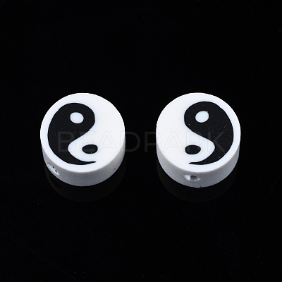 Handmade Polymer Clay Beads CLAY-T016-65K-1