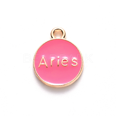Alloy Enamel Pendants ENAM-S124-01B-03A-1