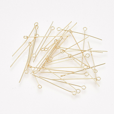 Brass Eye Pins KK-S348-405B-1